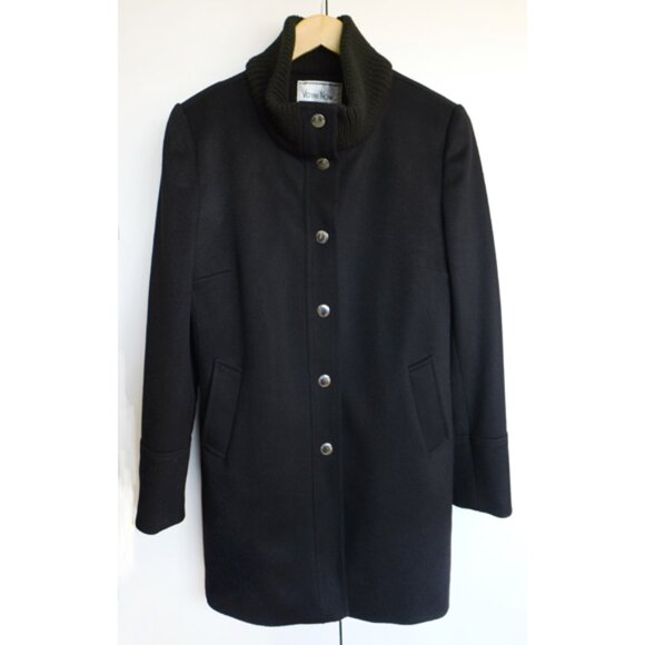 RARE! Black Votre Nom heavy wool luxury car coat - PRISTINE CONDITION! - Picture 2 of 10